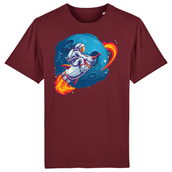 Herren T-Shirt-Flying Astronaut