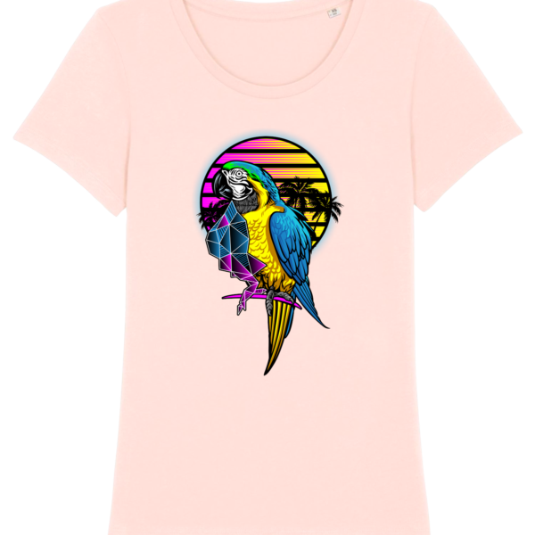 Damen T-Shirt-Parrot